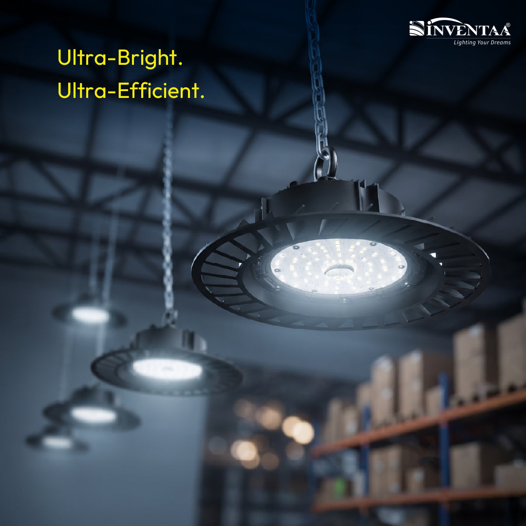 INVENTAA Eden - UFO High Bay LED Light High Bay LED Lights for Warehouses, Factories & Workshops