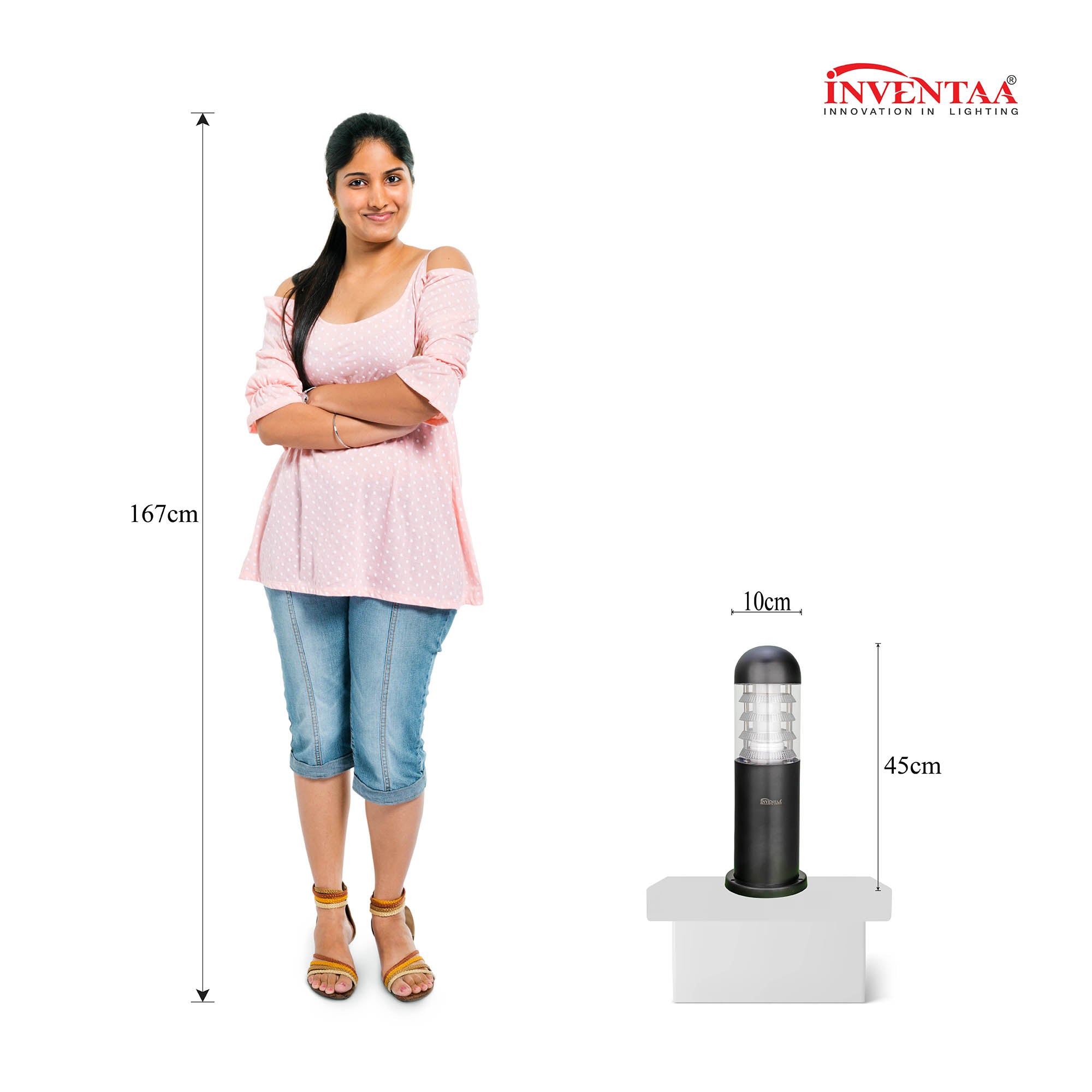 Electra LED Garden Bollard Light – Waterproof Outdoor Pathway & Landscape LED Light