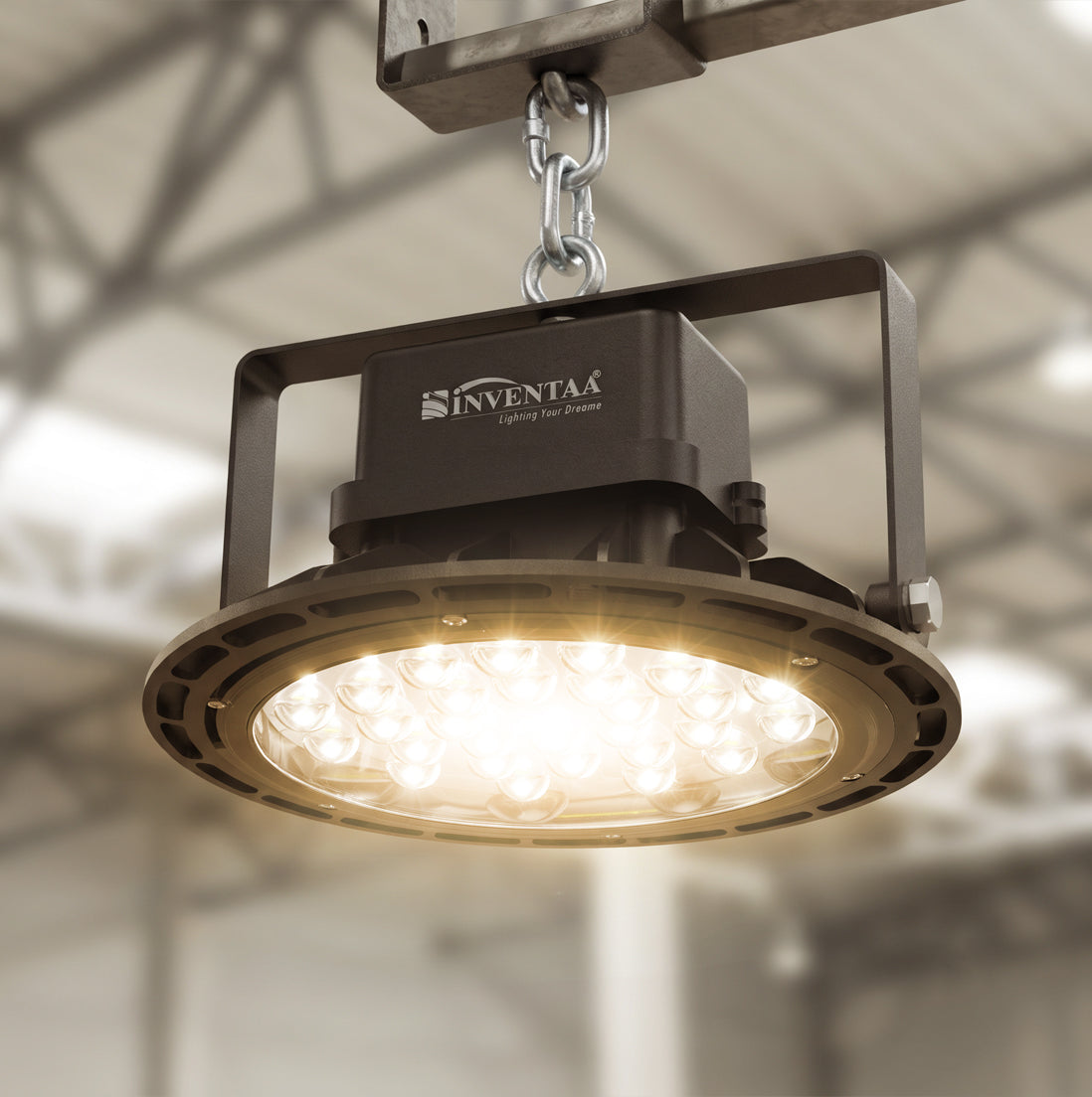 INVENTAA Eden - UFO High Bay LED Light High Bay LED Lights for Warehouses, Factories & Workshops