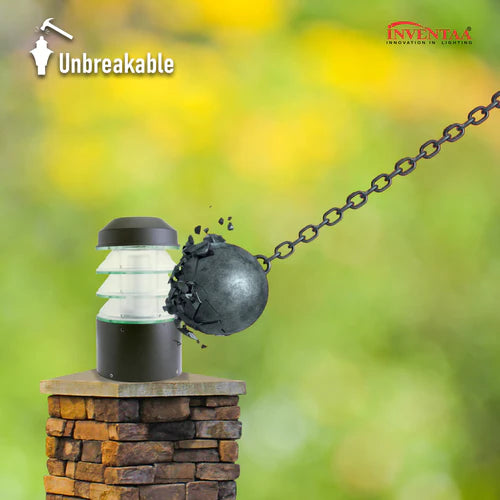 Estela - Modern Gate Post Lights | LED Front Gate Lamps for Outdoor