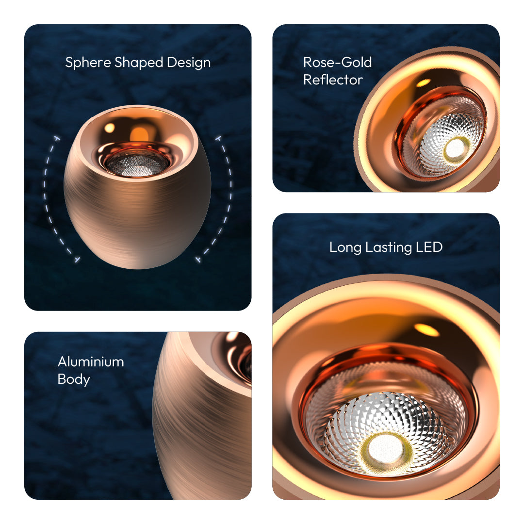 OXANA Aplo cylindrical COB Surface Light