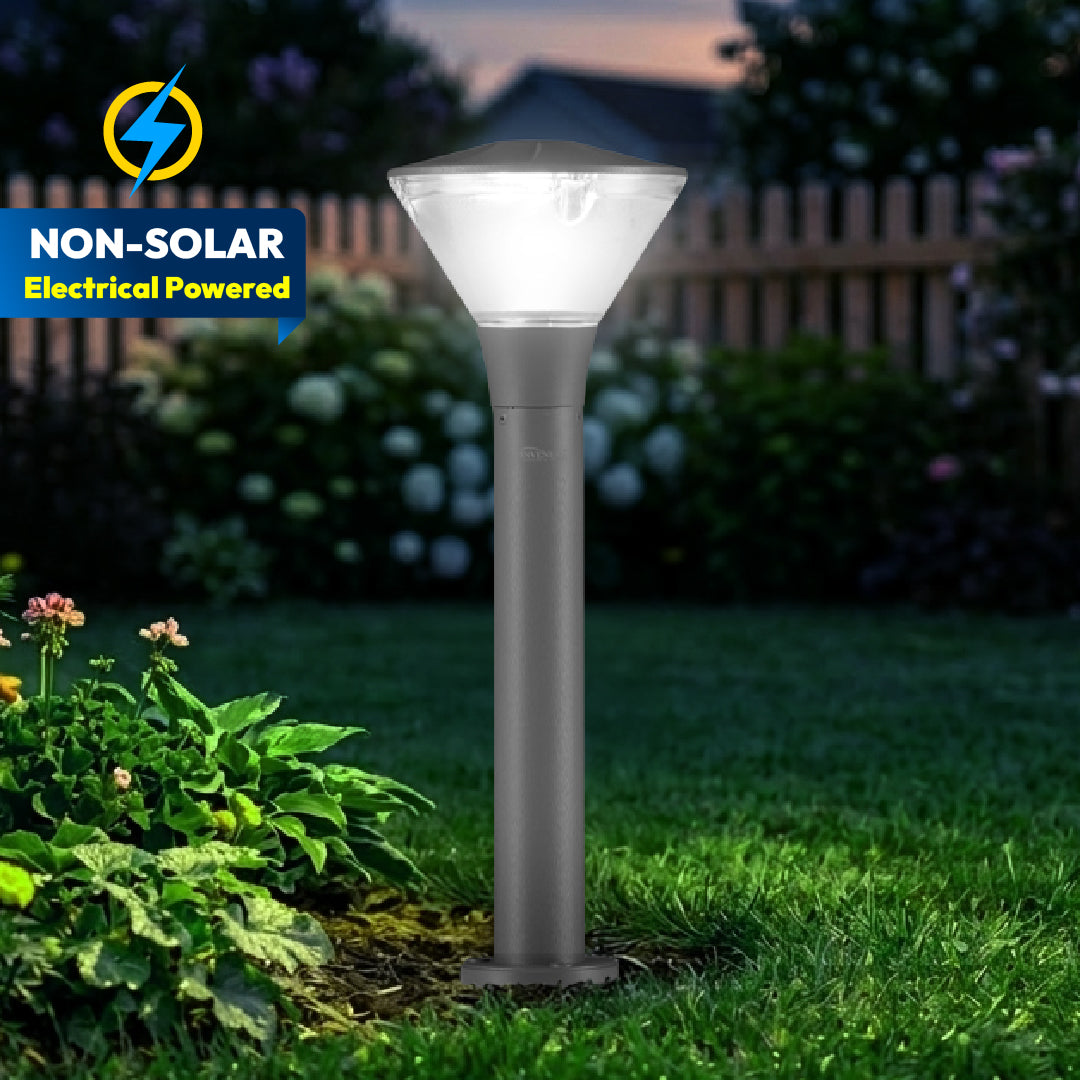 Yash 3 in 1 LED Bollard Light - INVENTAA Garden Lights