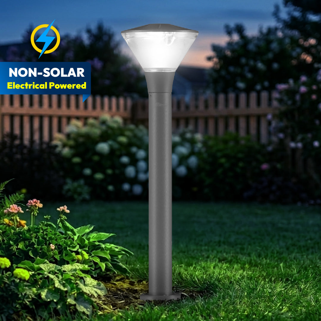 Yash 3 in 1 LED Bollard Light - INVENTAA Garden Lights