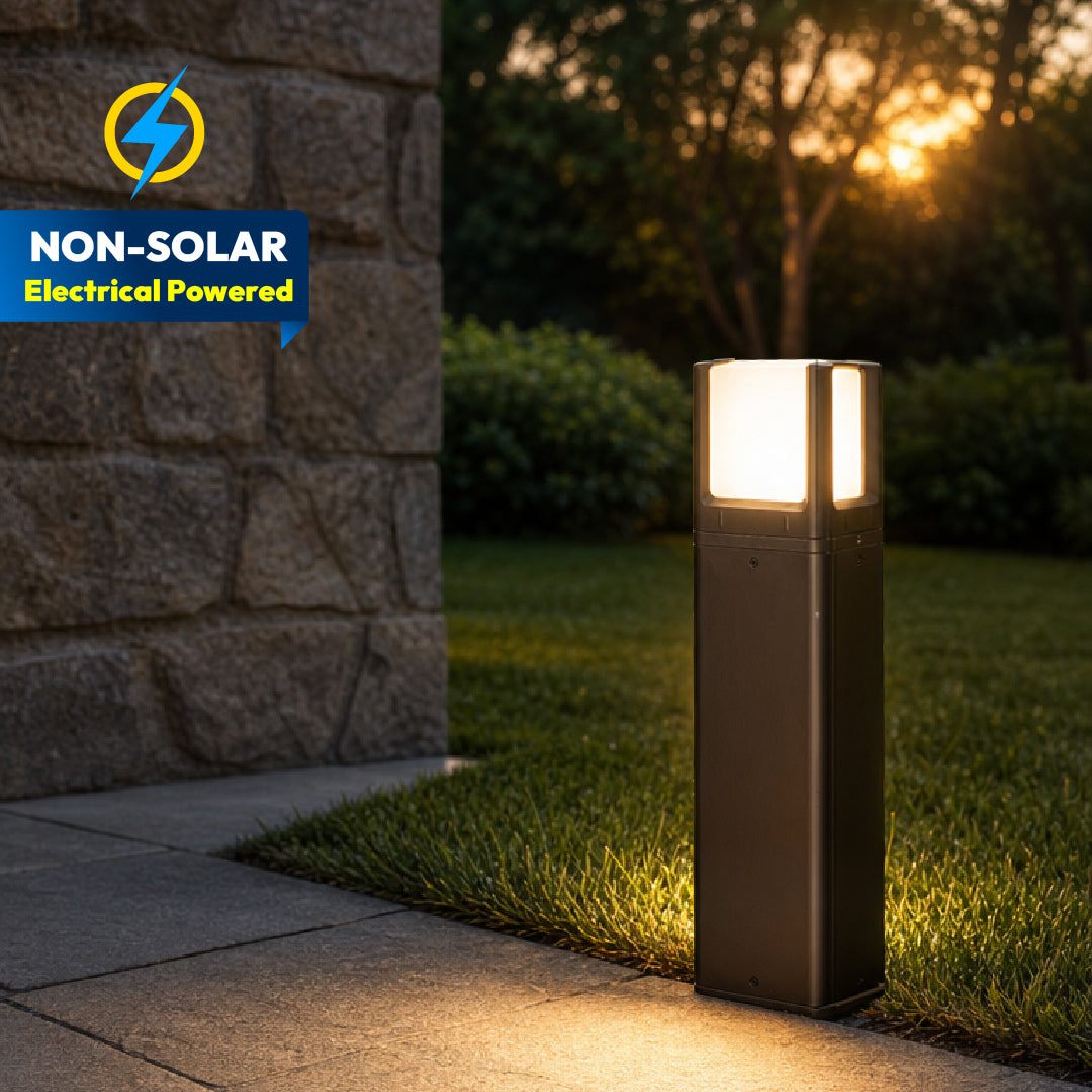 CUBA LED Garden Bollard Light – Waterproof Aluminium Outdoor Pathway & Landscape Light