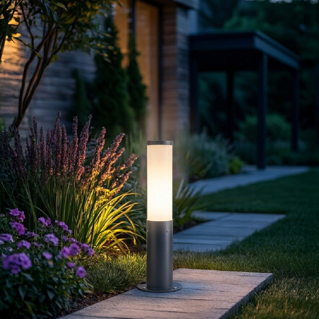 Reva LED Garden Bollard Outdoor Light – Waterproof Aluminium Bollard Lights