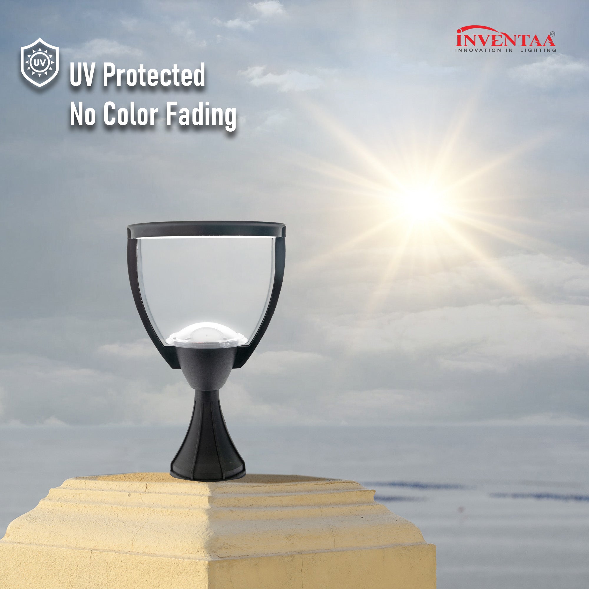Glenda Glitter 20W LED Gate Light - Modern Exterior Door Light