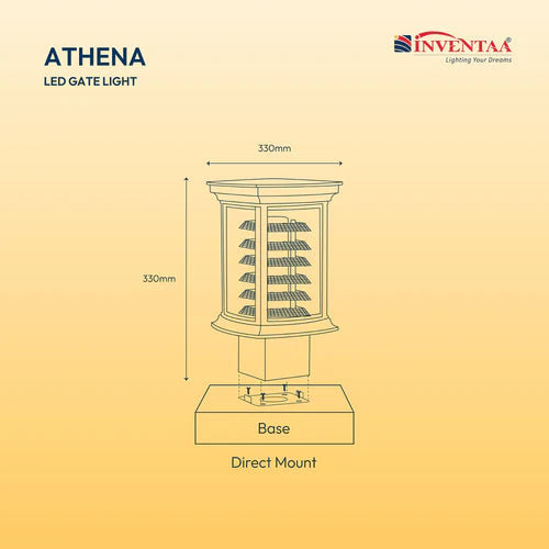 Athena 3 in 1 Gate Post Lights -  Frontgate Lighting