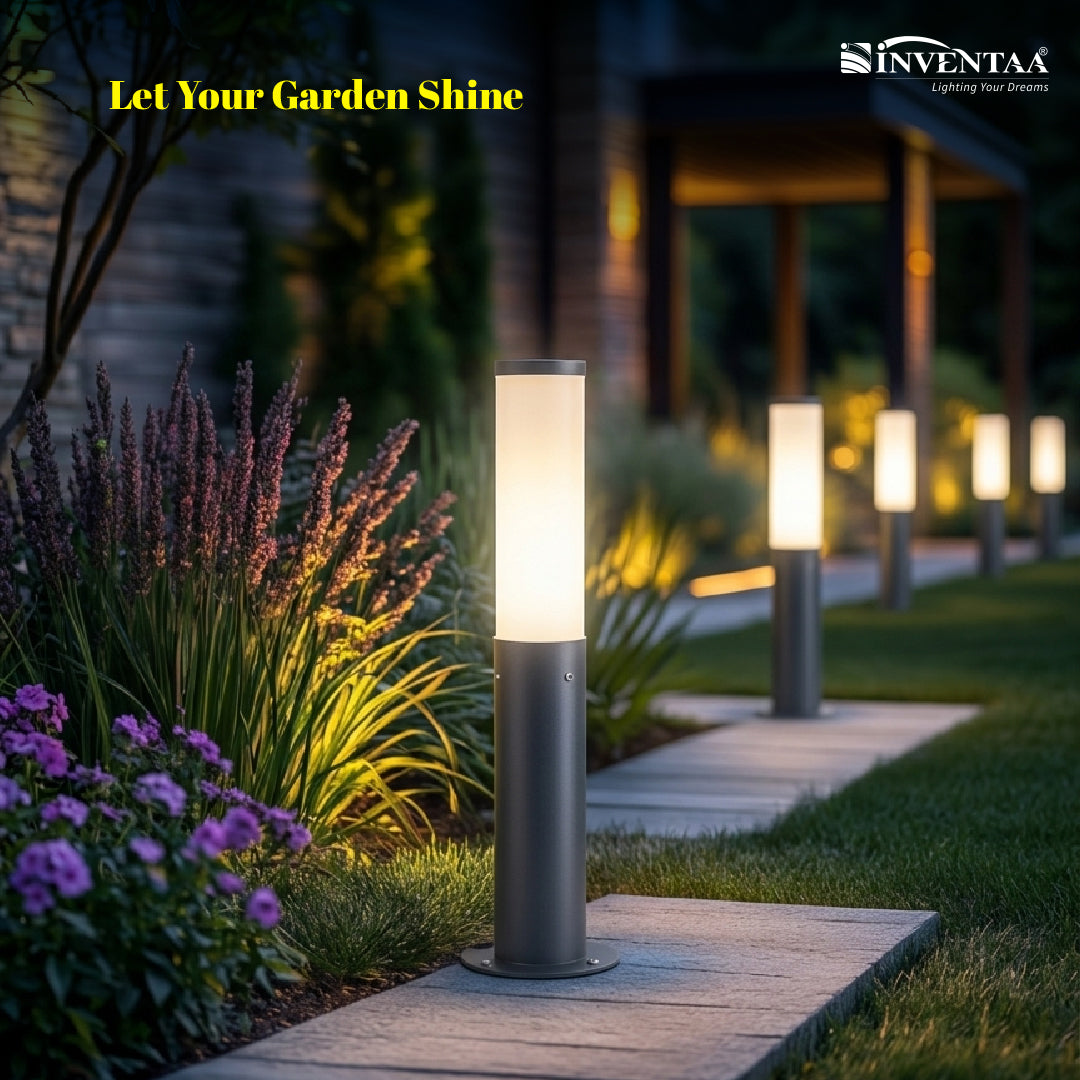 Inventaa Reva LED bollard light waterproof outdoor landscape lamp