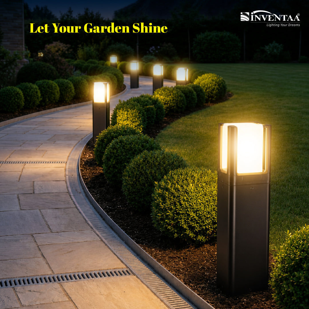 CUBA LED Garden Bollard Light – Waterproof Aluminium Outdoor Pathway & Landscape Light