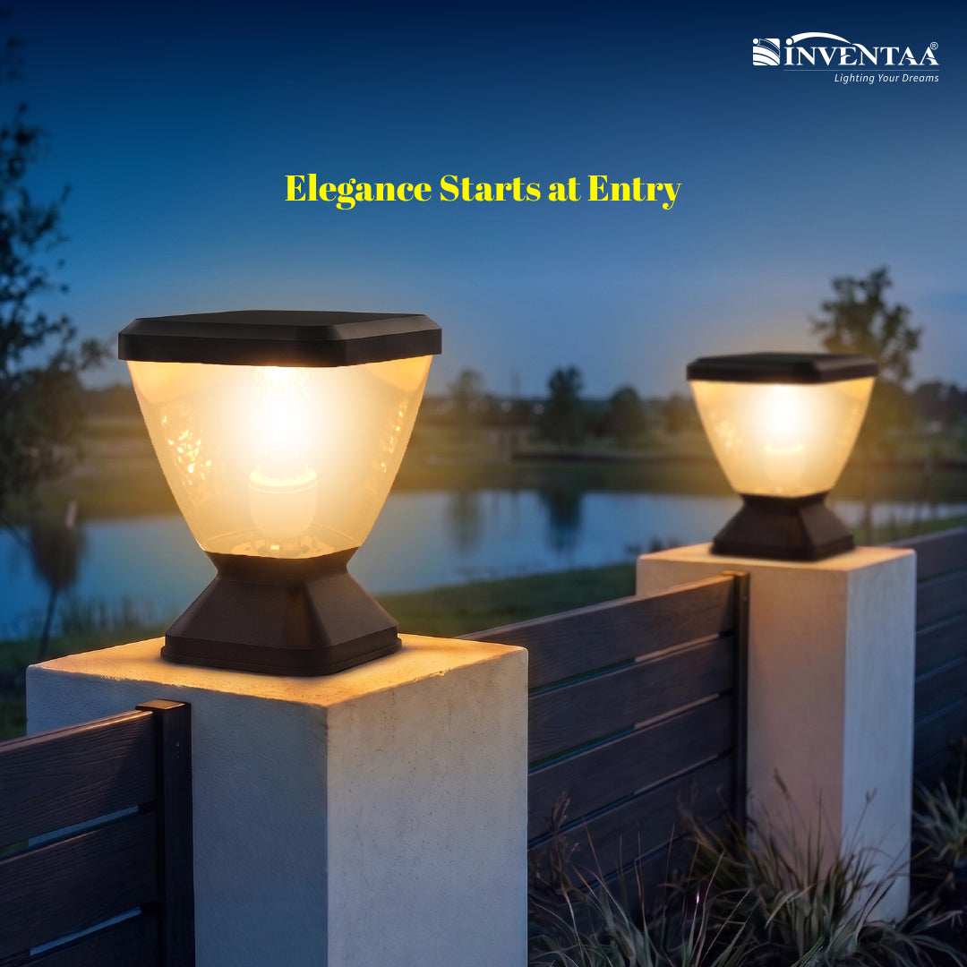 Zenia ECO Main Gate Light LED Gate Light Outdoor for Boundary Walls (Without Bulb)