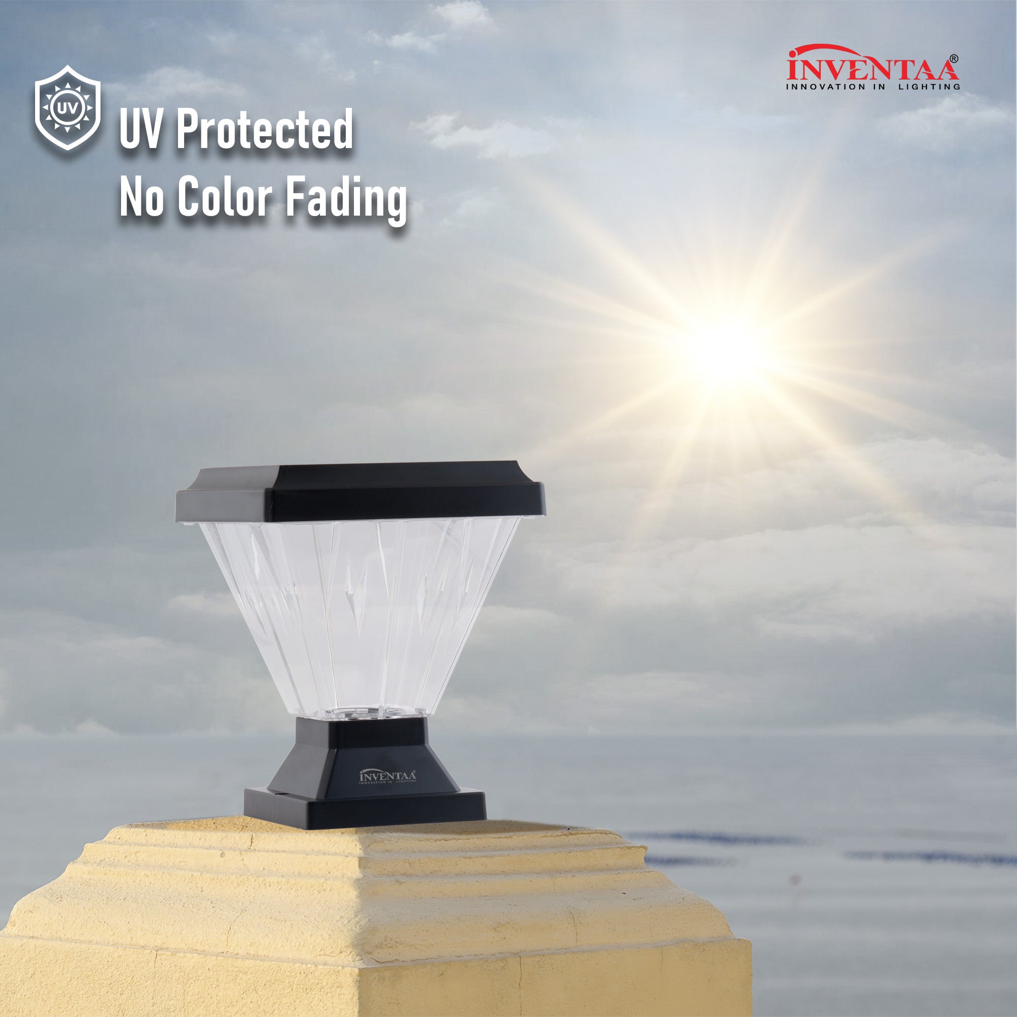 Chiti Gate Light Design LED Pillar Light for Outdoor (Without Bulb)