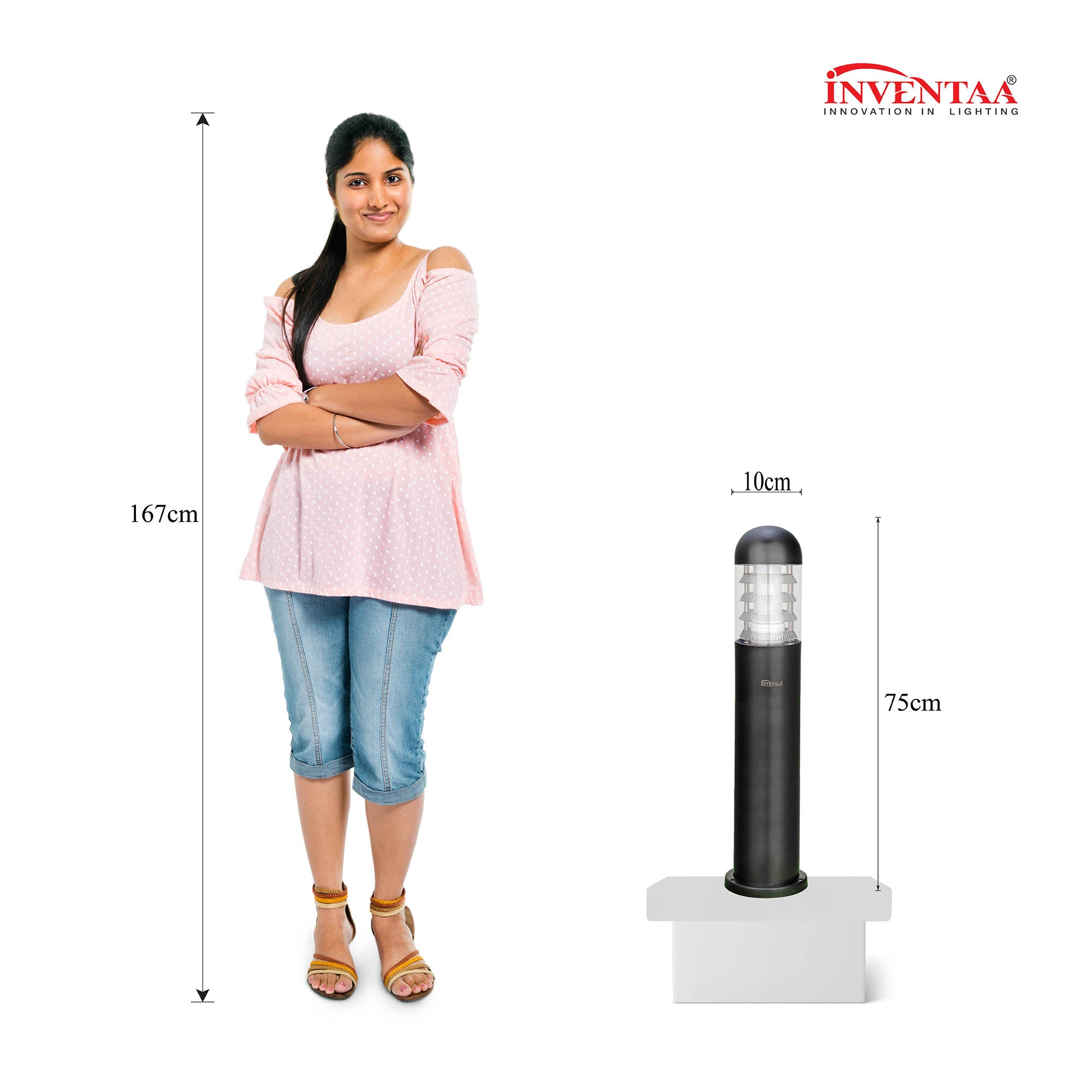 Electra LED Garden Bollard Light – Waterproof Outdoor Pathway & Landscape LED Light