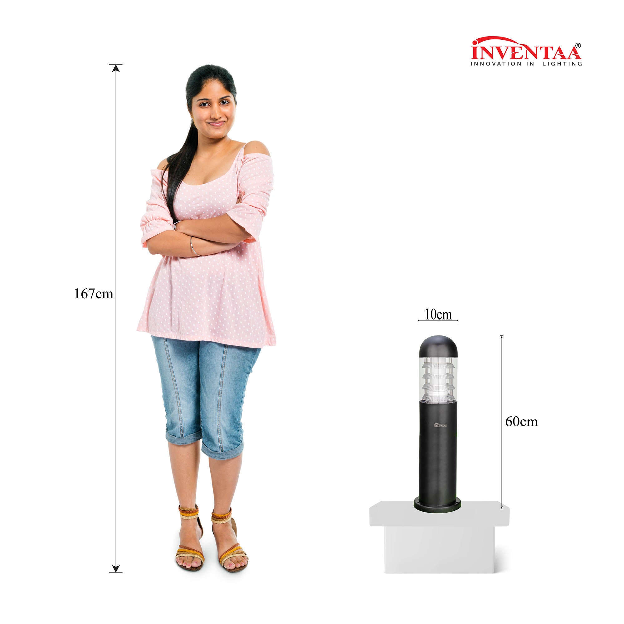 Electra LED Garden Bollard Light – Waterproof Outdoor Pathway & Landscape LED Light