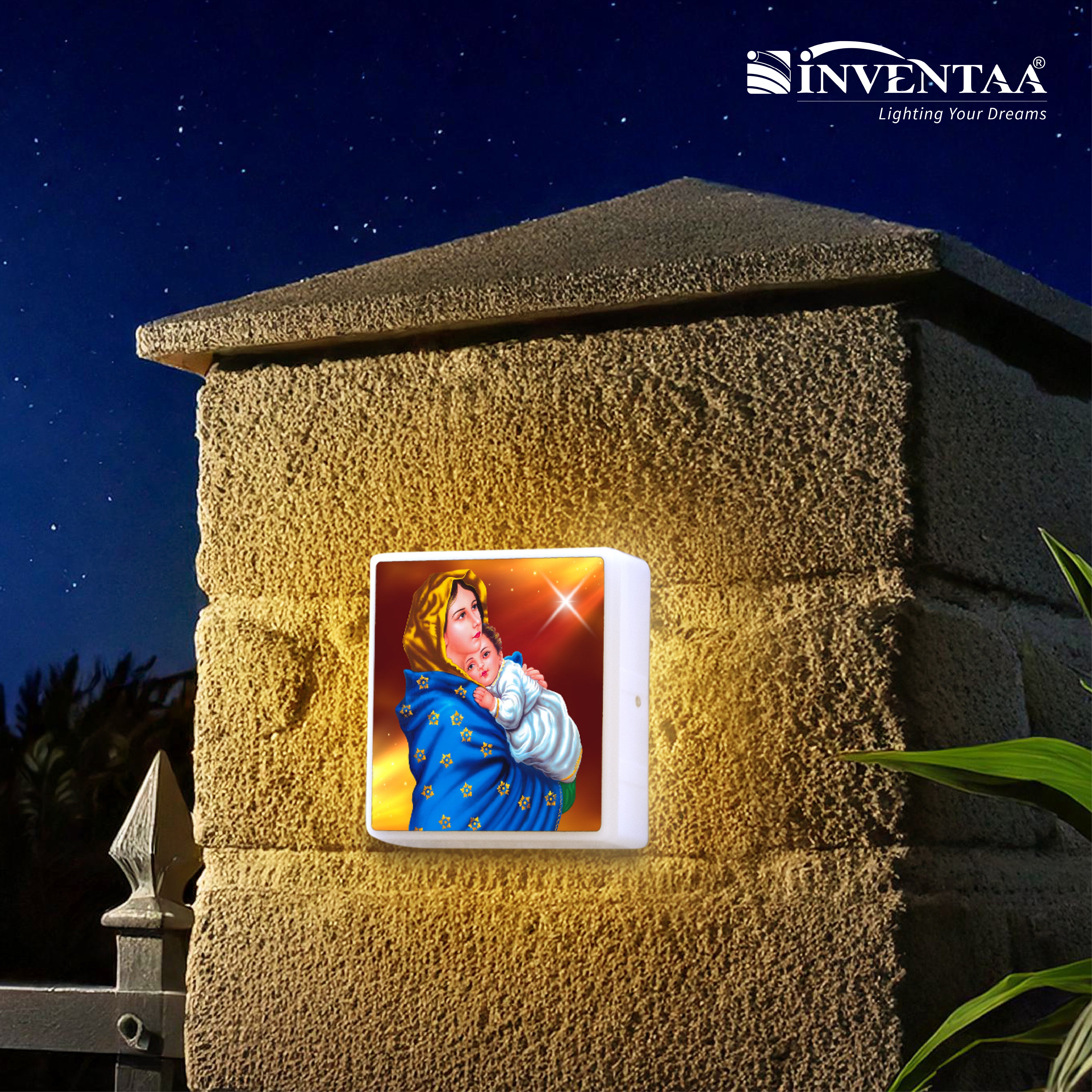 Mother Mary  6W LED Divine Light Fixture
