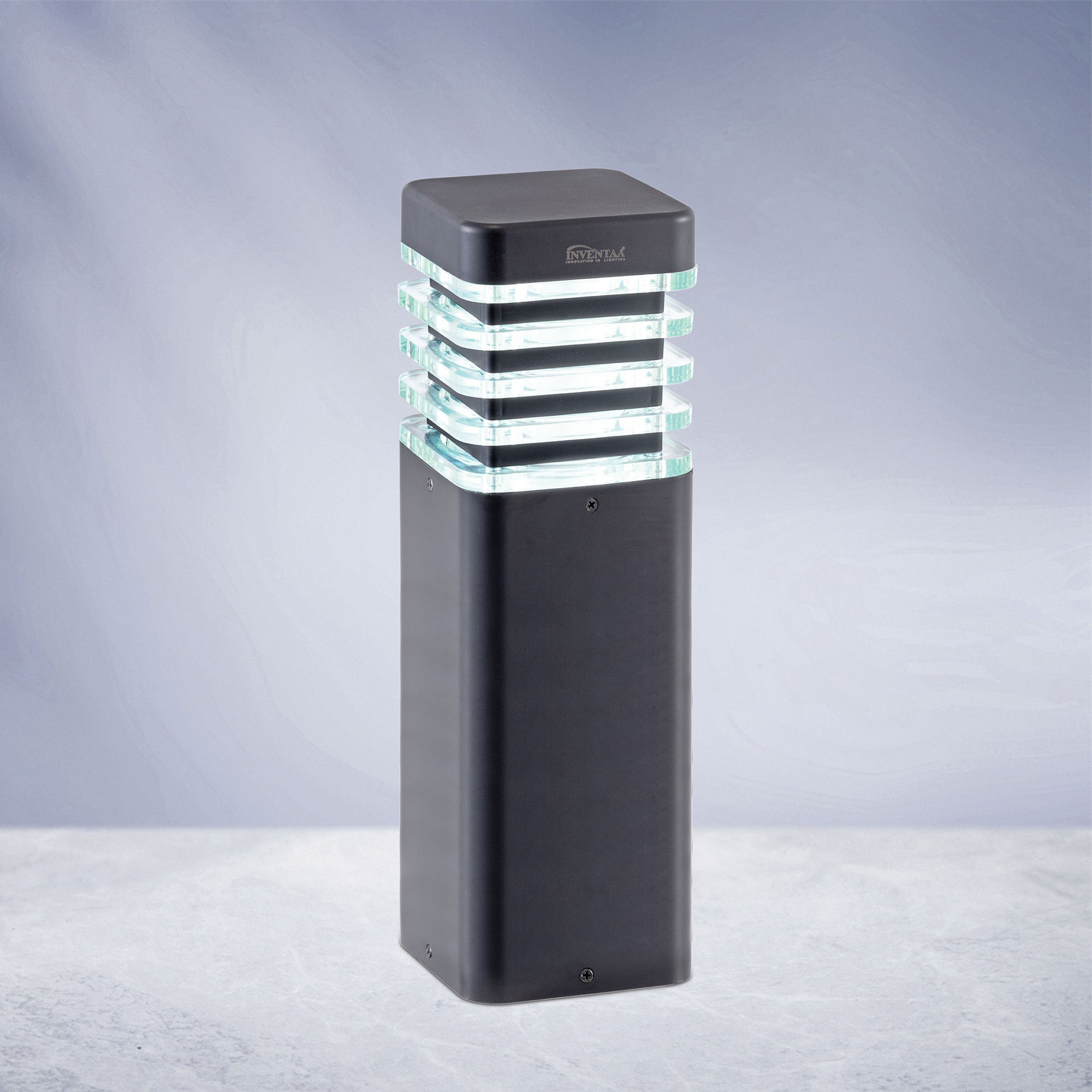 Eberta Ice Cube LED Garden Bollard Light – Waterproof Outdoor Landscape Pathway Light