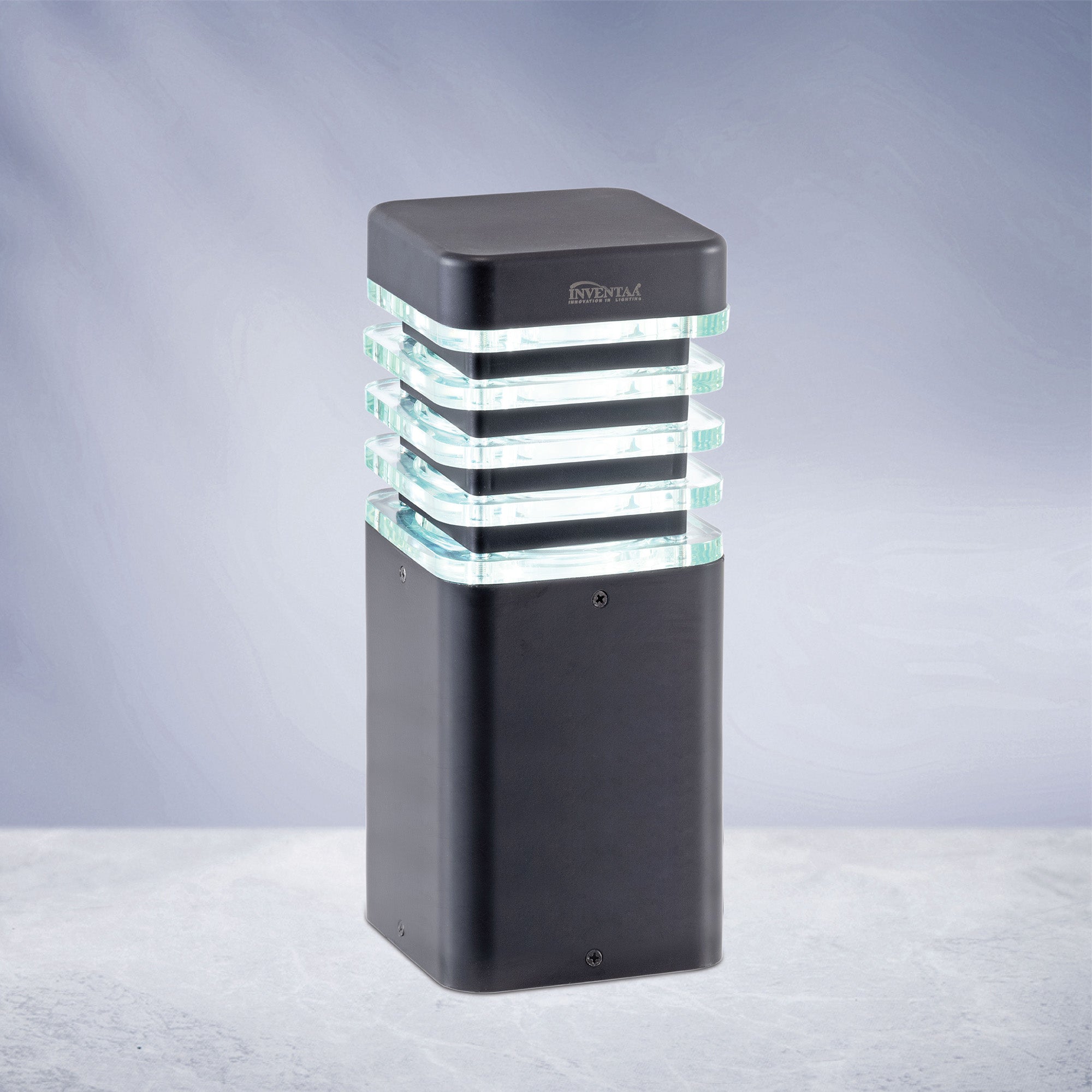Eberta Ice Cube LED Garden Bollard Light – Waterproof Outdoor Landscape Pathway Light