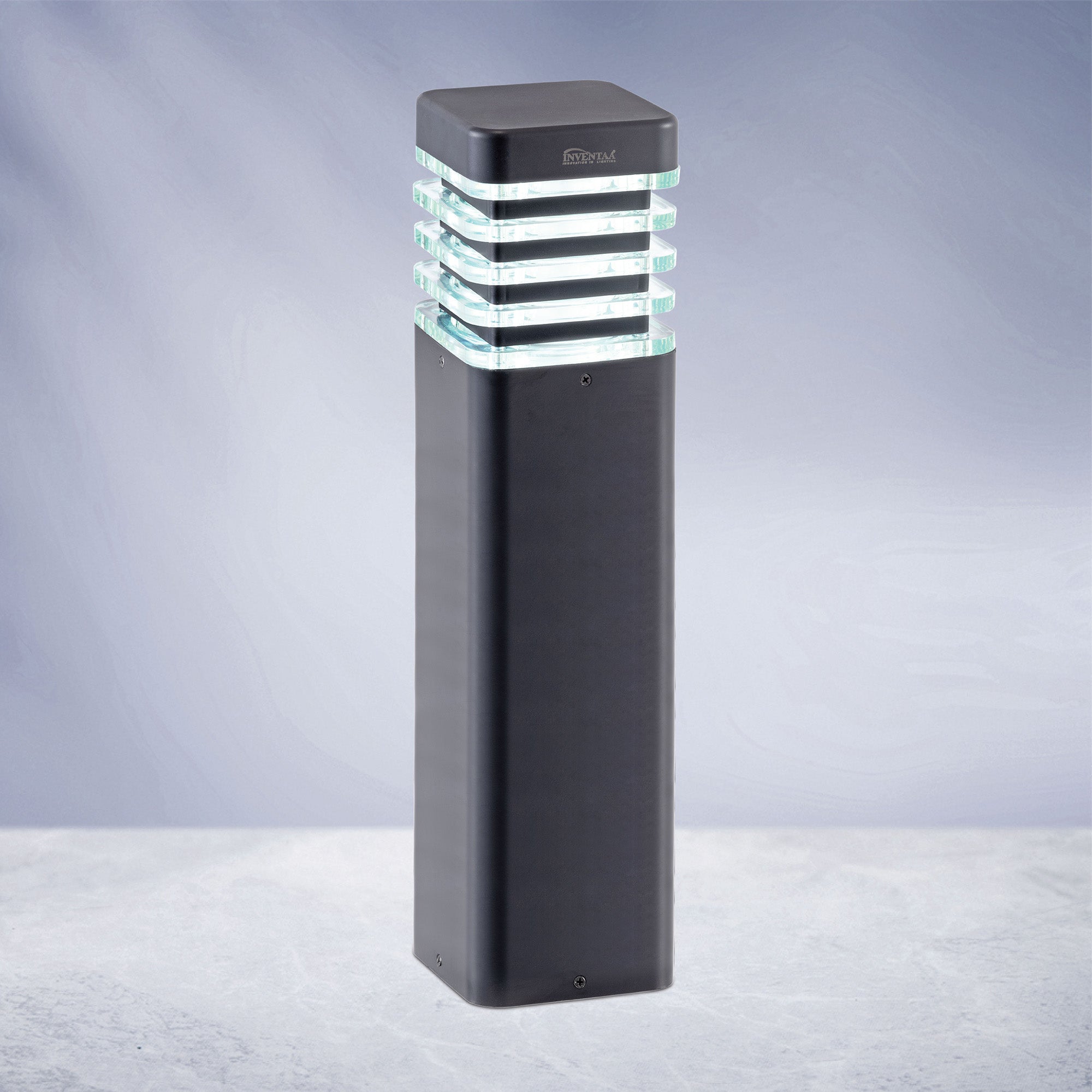 Eberta Ice Cube LED Garden Bollard Light – Waterproof Outdoor Landscape Pathway Light