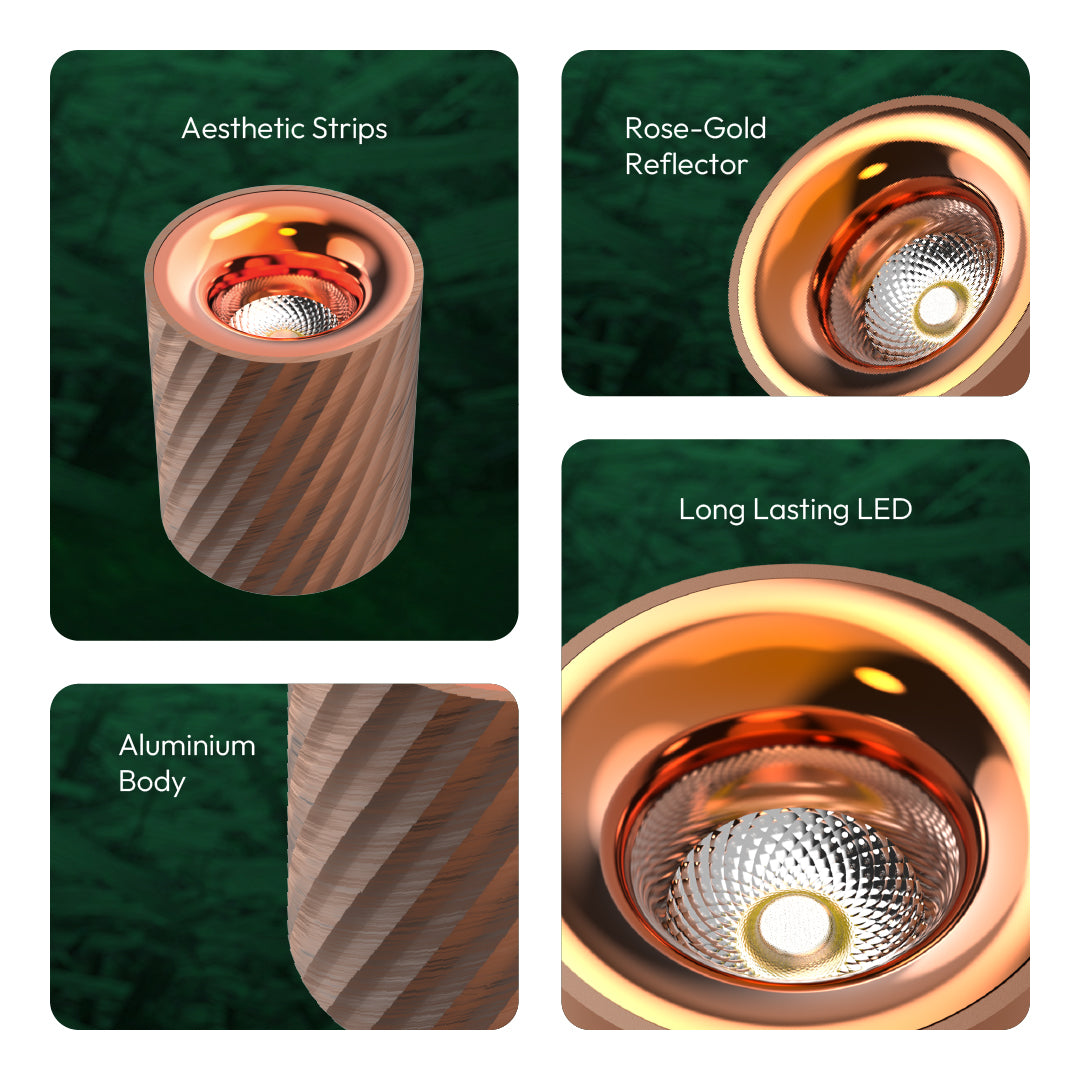 OXANA Tano cylindrical COB Surface Light