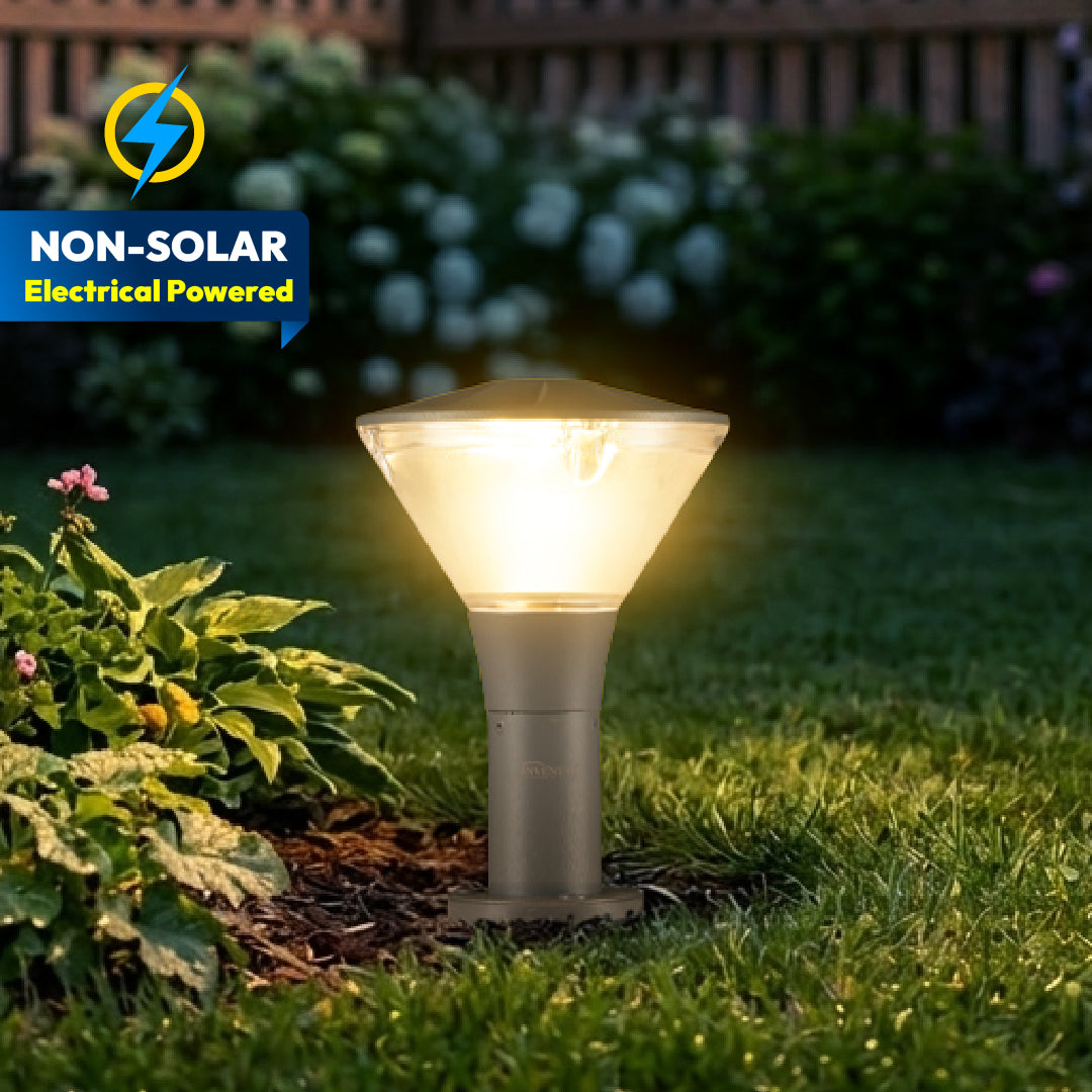 Yash 3 in 1  LED Bollard Light - INVENTAA Garden Lights