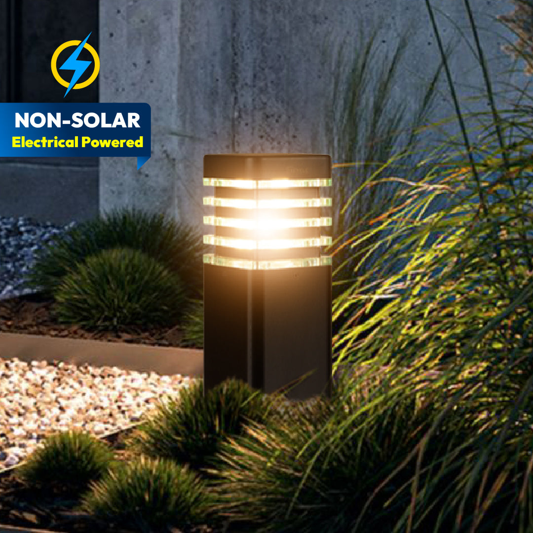 Eberta 3 in 1 LED Bollard Light – INVENTAA Garden Lighting