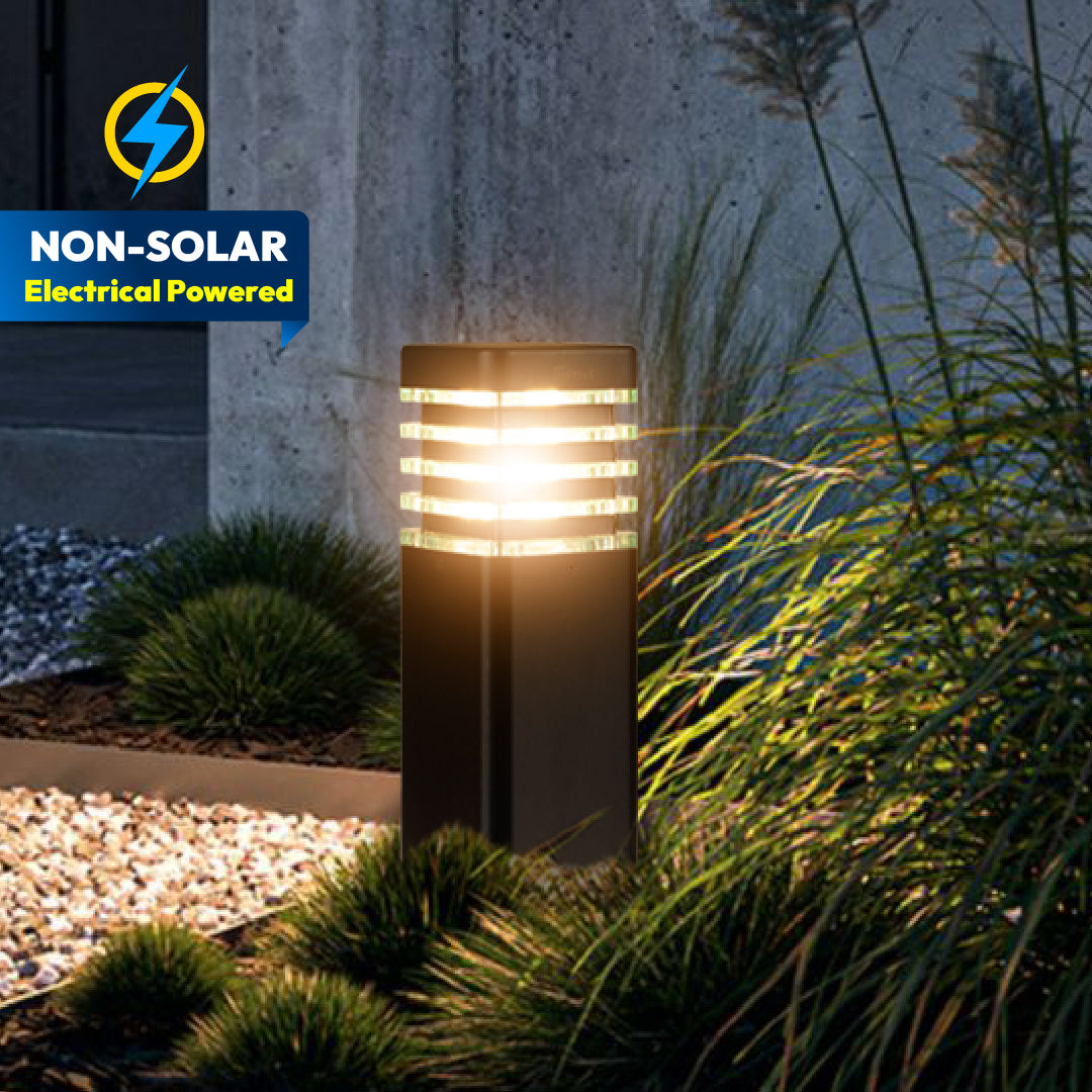 Eberta 3 in 1 LED Bollard Light – INVENTAA Garden Lighting