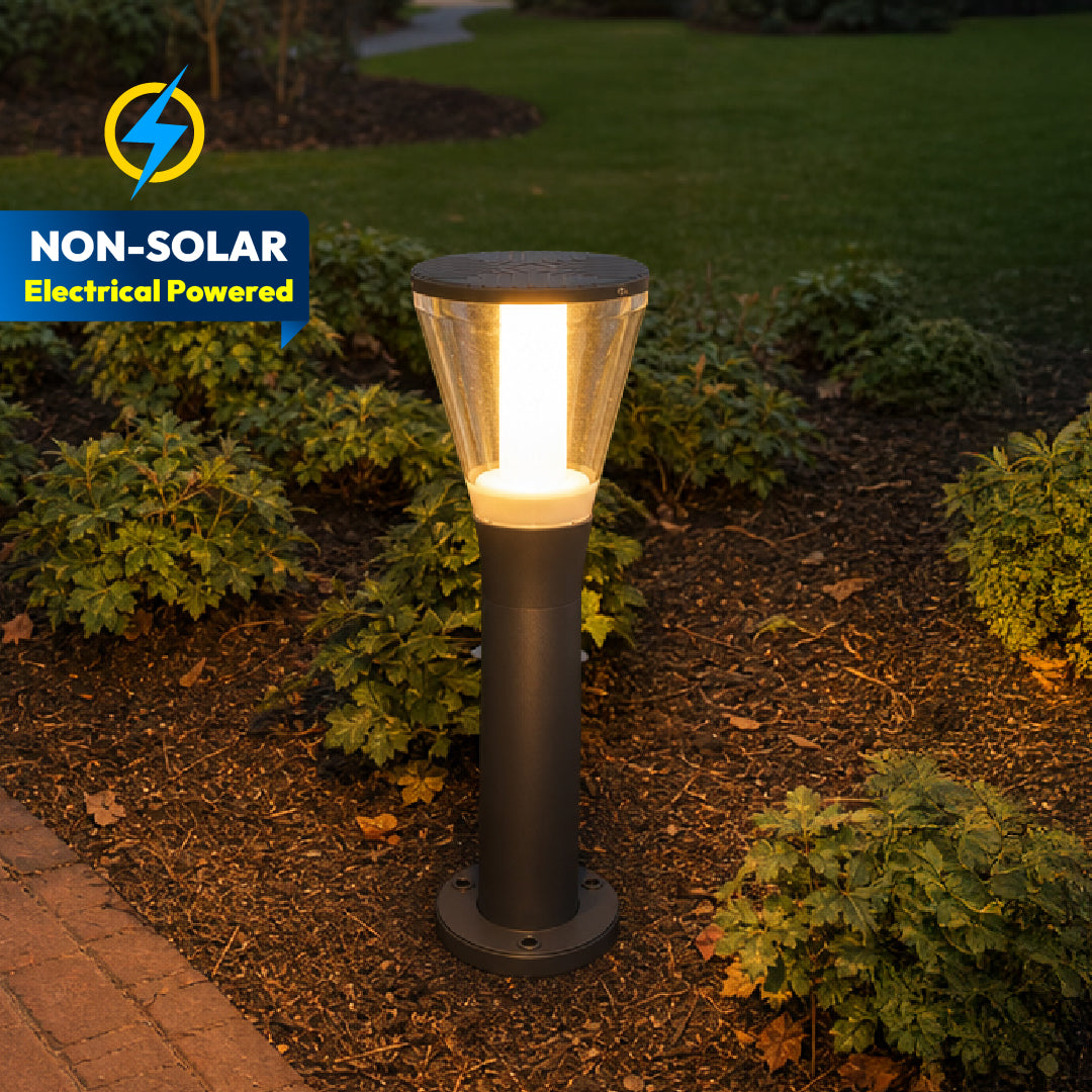 Olivia Stem 3 in 1  LED Bollard Light - INVENTAA Garden Lights
