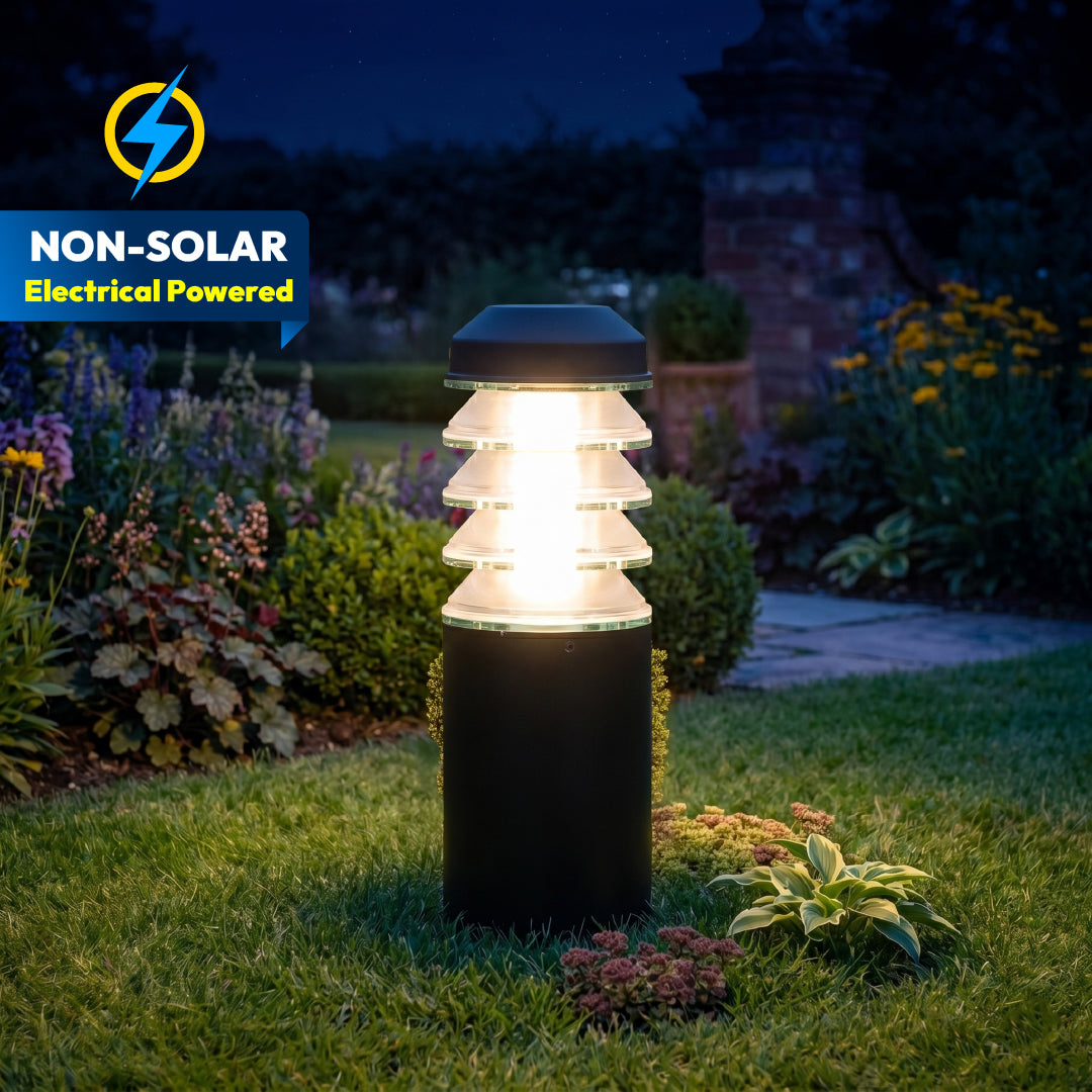 Estela 12W Ice Cube Post Top LED Gate Lamp Light