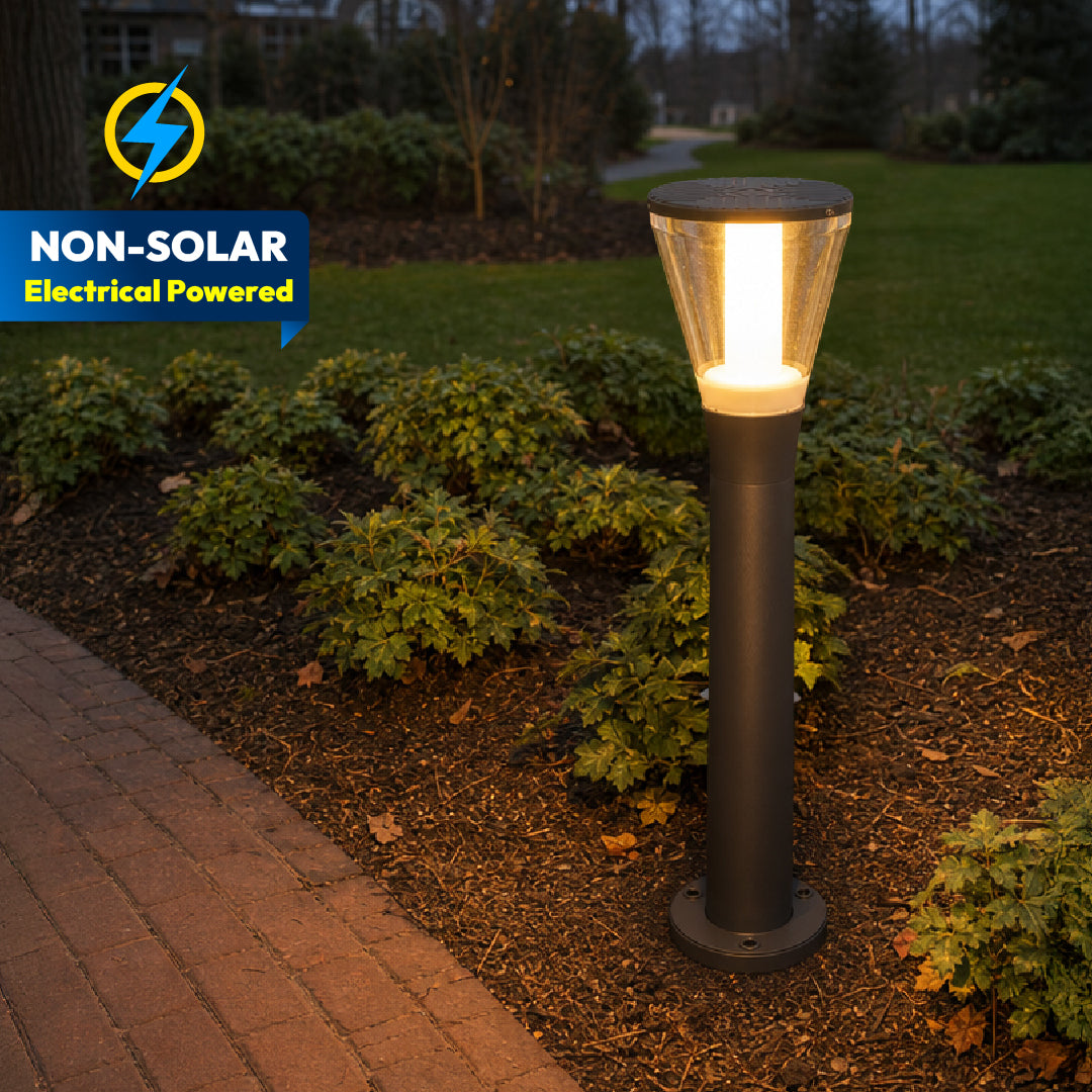 Olivia Stem 3 in 1  LED Bollard Light - INVENTAA Garden Lights