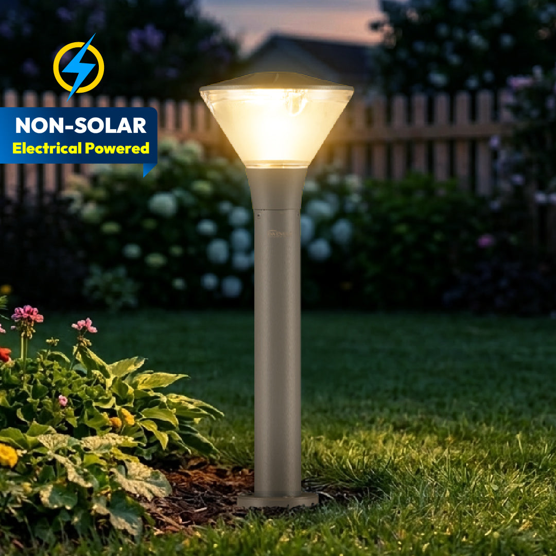 Yash 3 in 1  LED Bollard Light - INVENTAA Garden Lights