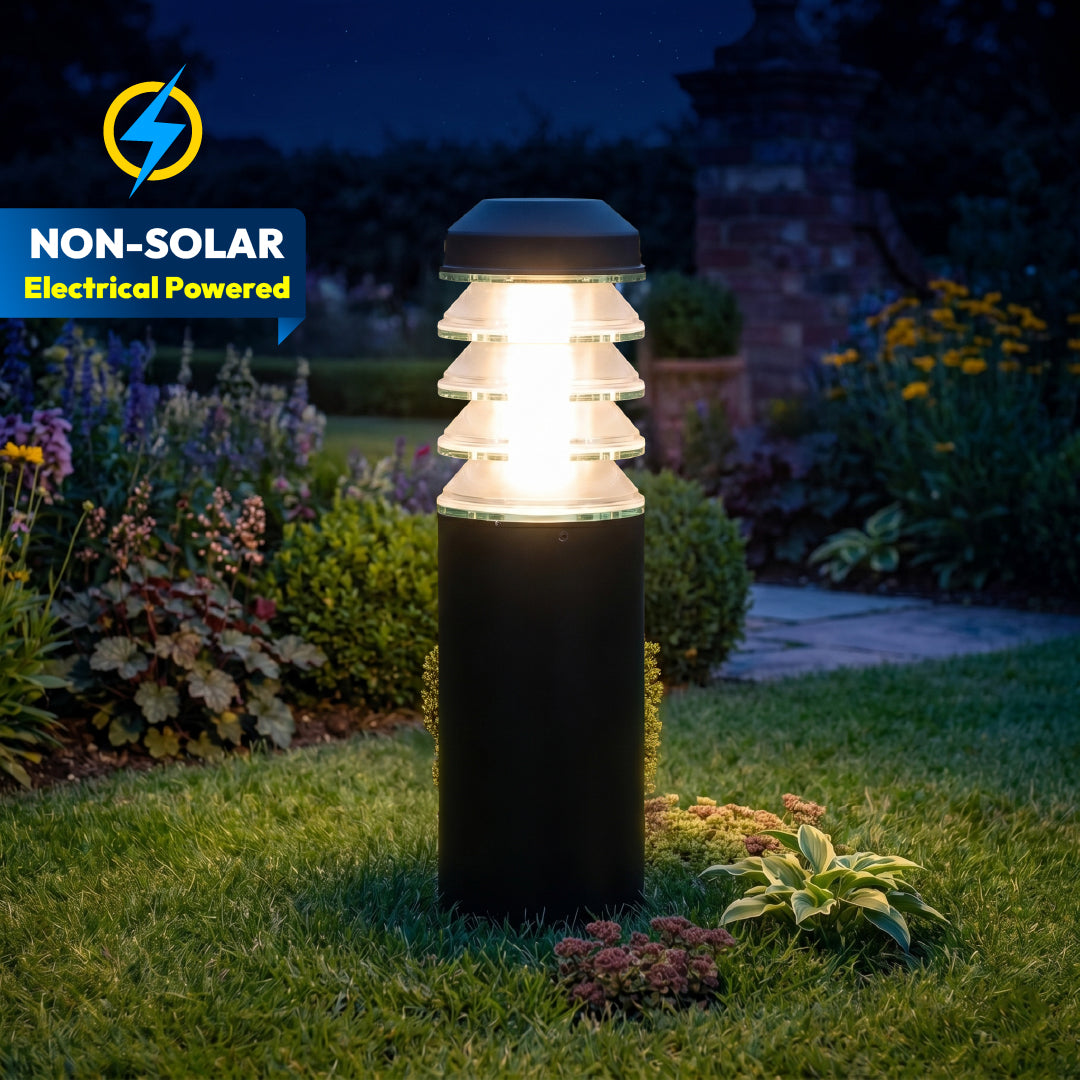 Estela 12W Ice Cube Post Top LED Gate Lamp Light