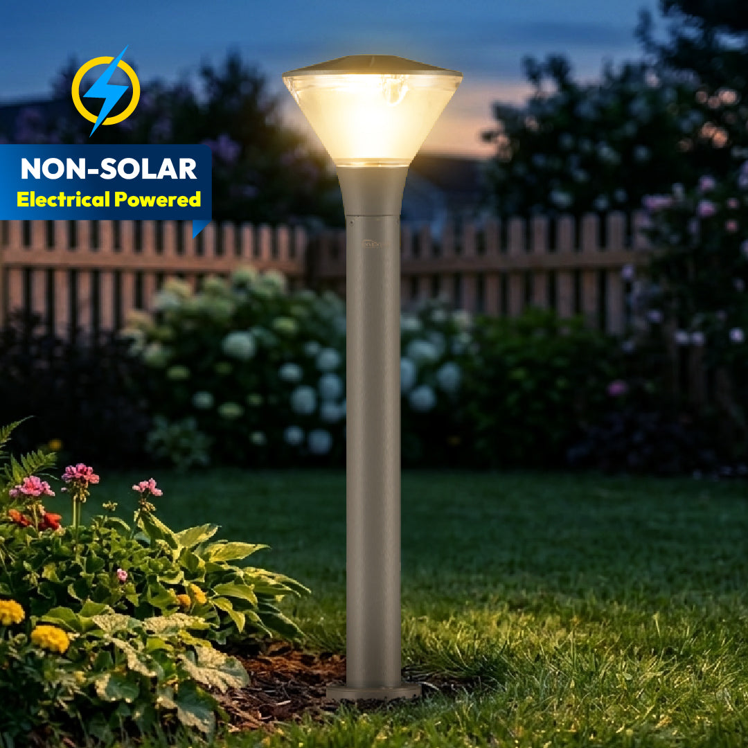 Yash 3 in 1  LED Bollard Light - INVENTAA Garden Lights