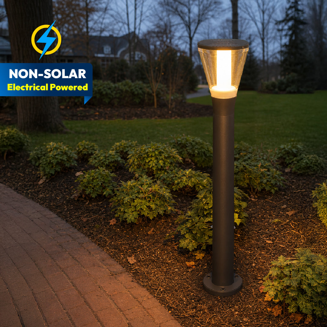 Olivia Stem 3 in 1  LED Bollard Light - INVENTAA Garden Lights