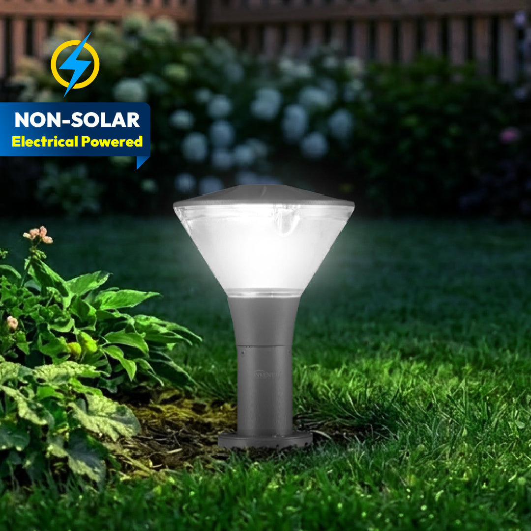 Yash 3 in 1  LED Bollard Light - INVENTAA Garden Lights