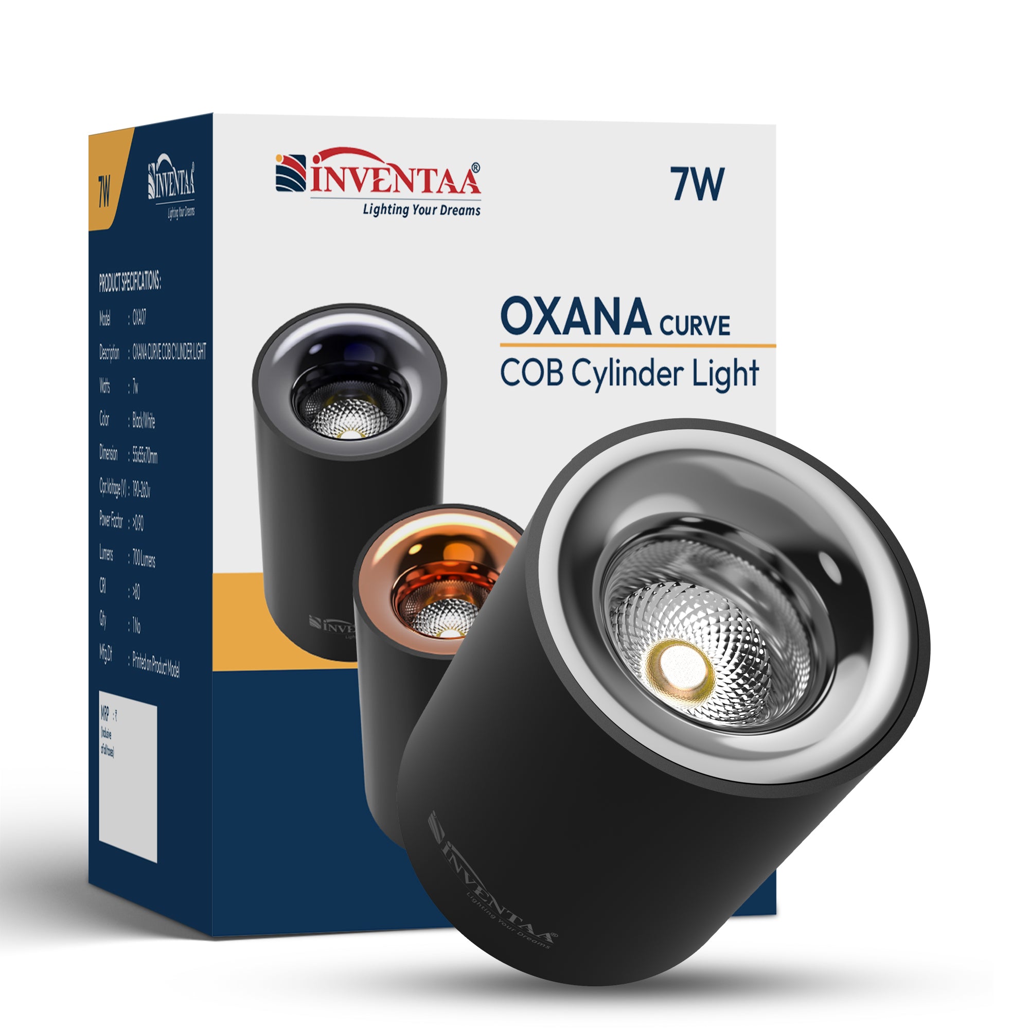 OXANA Curve cylindrical COB Surface Light