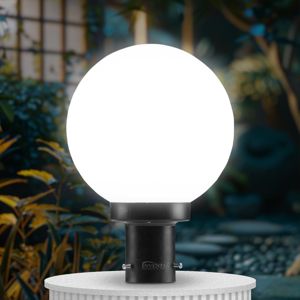 Round globe house entrance lights with modern design for outdoor decor