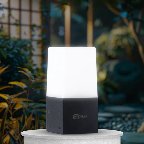 Mini Elena 10W Outdoor Gate Light — 3-in-1 LED (Cool-Warm-Neutral) | Waterproof Decorative Gate Pillar Lamp for Home Compound Wall | Inventaa