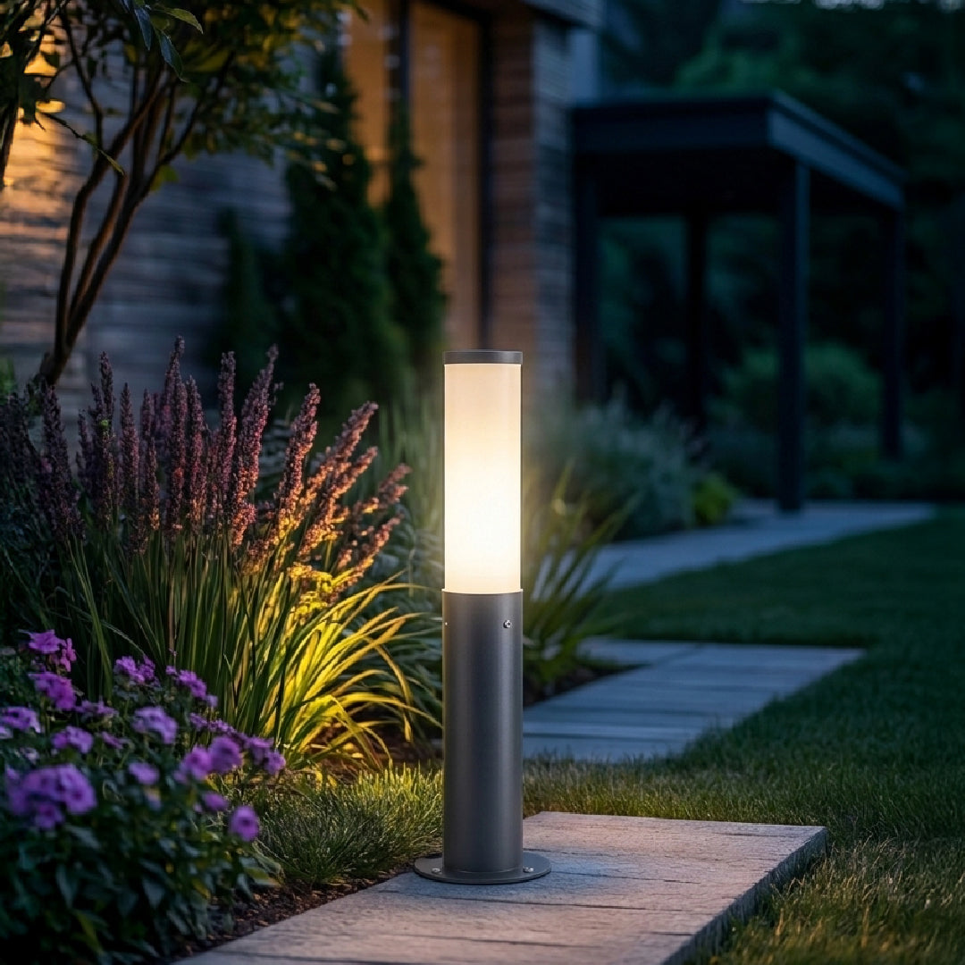 Reva LED Garden Bollard Outdoor Light – Waterproof Aluminium Bollard Lights