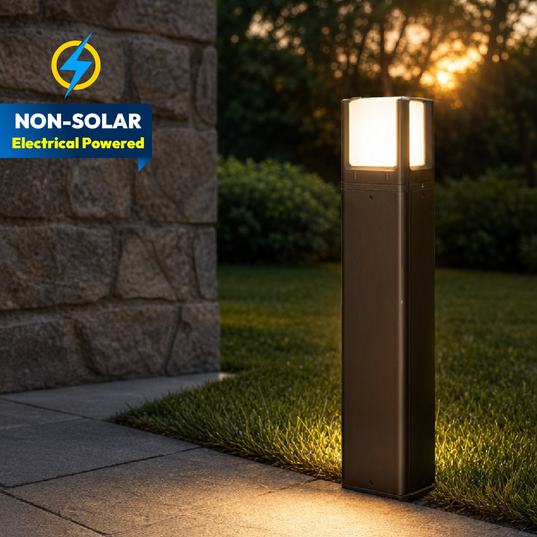 CUBA LED Garden Bollard Light – Waterproof Aluminium Outdoor Pathway & Landscape Light