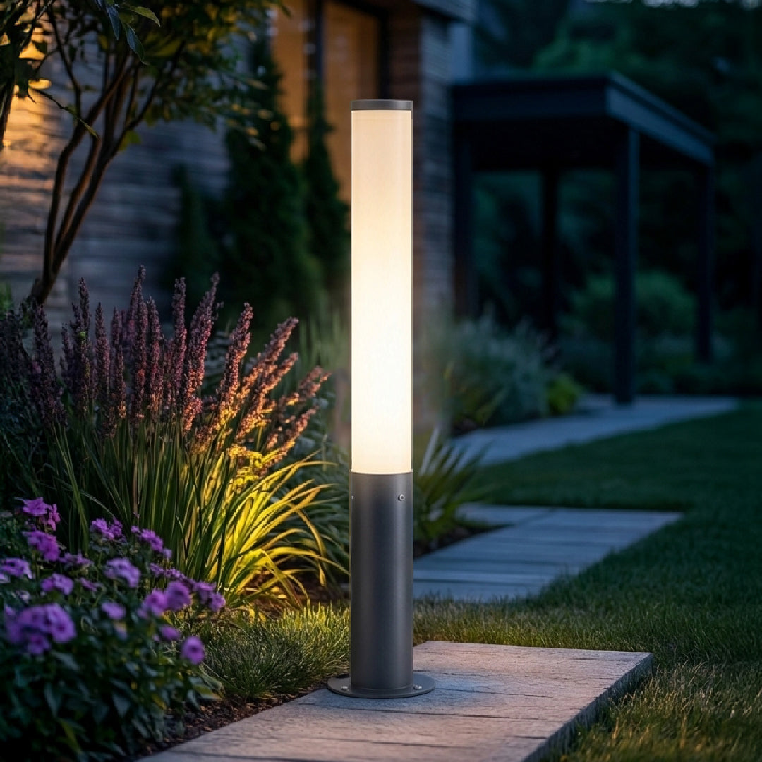 Reva LED Garden Bollard Outdoor Light – Waterproof Aluminium Bollard Lights