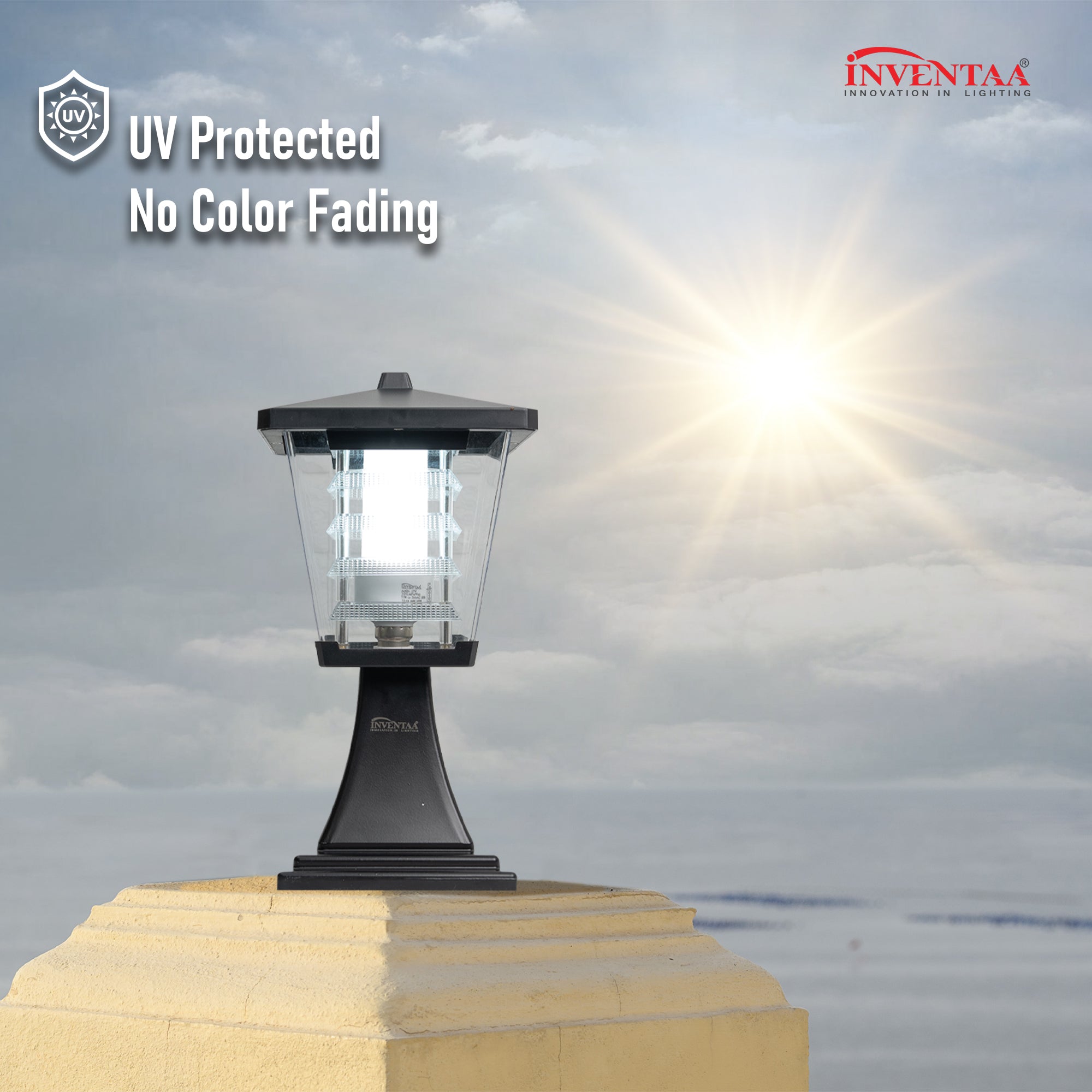 Mini Glasis 12W Main Gate Light - LED Exterior Gate Pillar Light