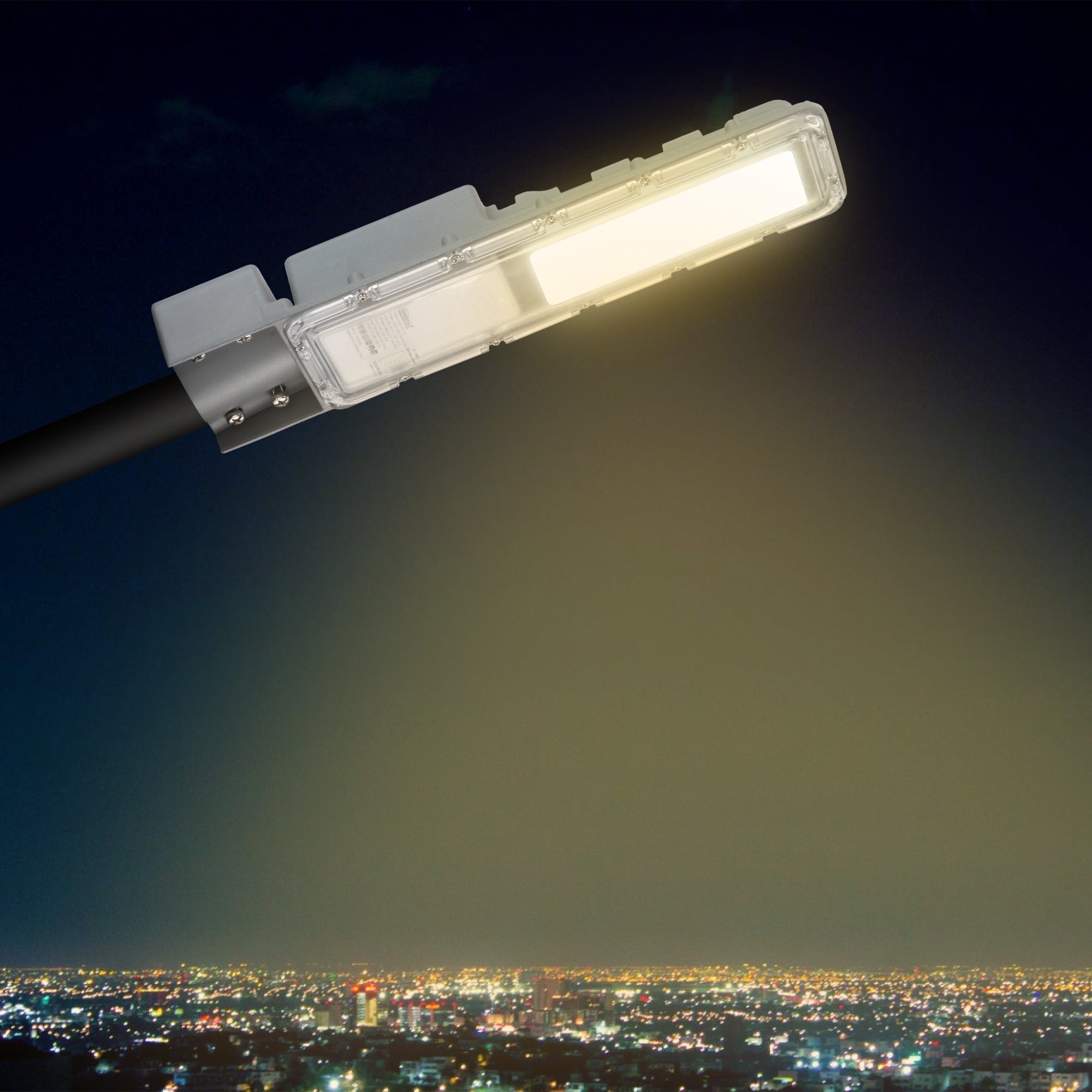 Veeta 25W led street light emitting warm white glow #watts_25w