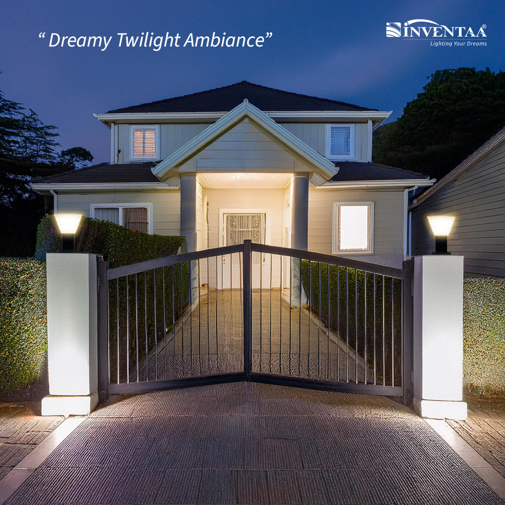 Villa 12W Gate Pillar Lights LED Modern Outdoor Entrance